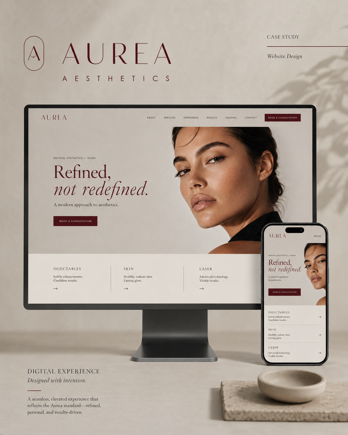 AUREA — Concept créatif par AdMuse