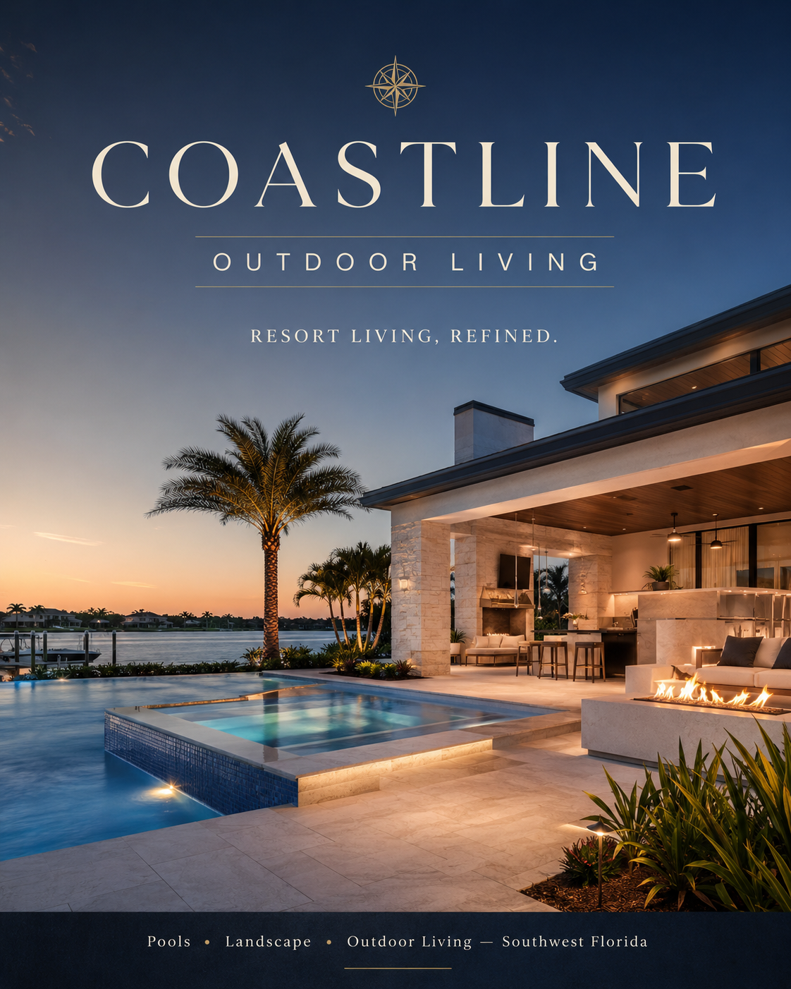 Coastline Outdoor Living — Concept créatif par AdMuse