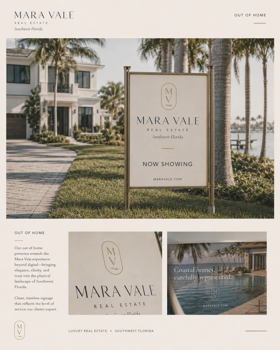 Mara Vale Real Estate out of home concept